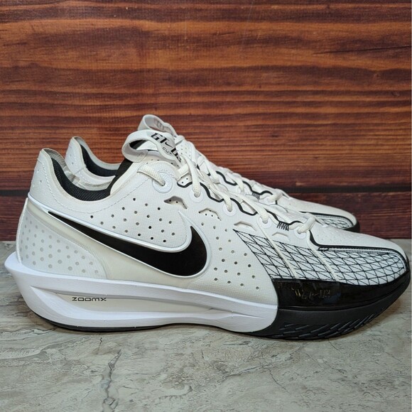 Nike Air Zoom GT Cut 3 TB Promo Men\'s Size 12.5 White Black Shoes HJ7022-101 main image 7